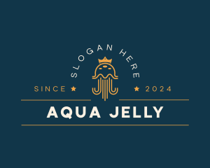 Royal Crown Jellyfish logo design