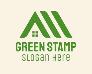 Green Home Roofs logo design