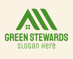 Green Home Roofs logo design