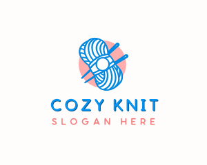 Knitting Yarn String logo design