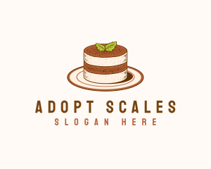 Tiramisu Pastry Cake Baking logo design