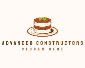 Tiramisu Pastry Cake Baking logo design