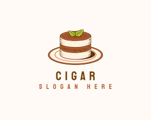 Tiramisu Pastry Cake Baking logo design