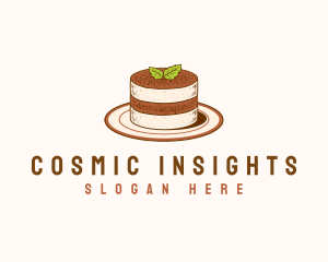 Tiramisu Pastry Cake Baking logo design