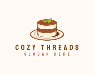 Tiramisu Pastry Cake Baking logo design