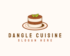 Tiramisu Pastry Cake Baking logo design