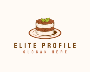 Tiramisu Pastry Cake Baking logo design