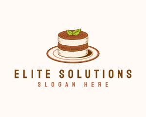 Tiramisu Pastry Cake Baking logo design