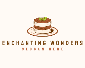 Tiramisu Pastry Cake Baking logo design