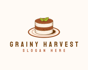 Tiramisu Pastry Cake Baking logo design