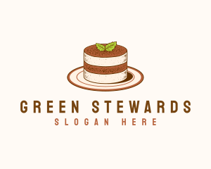 Tiramisu Pastry Cake Baking logo design