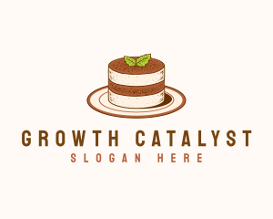 Tiramisu Pastry Cake Baking logo design