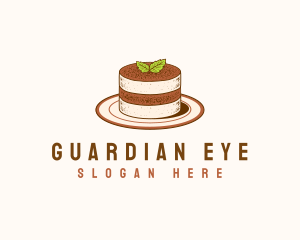 Tiramisu Pastry Cake Baking logo design