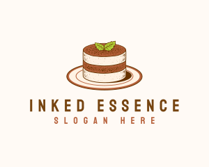 Tiramisu Pastry Cake Baking logo design