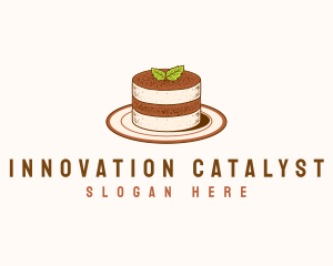 Tiramisu Pastry Cake Baking logo design