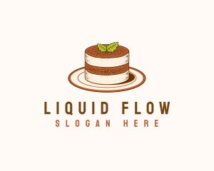 Tiramisu Pastry Cake Baking logo design