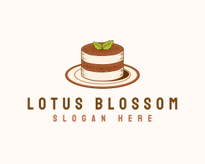 Tiramisu Pastry Cake Baking logo design