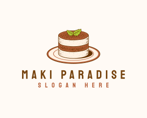 Tiramisu Pastry Cake Baking logo design