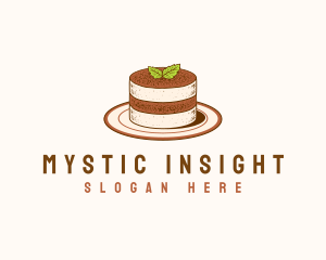 Tiramisu Pastry Cake Baking logo design