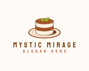 Tiramisu Pastry Cake Baking logo design