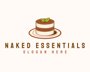 Tiramisu Pastry Cake Baking logo design