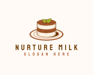 Tiramisu Pastry Cake Baking logo design