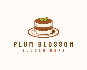 Tiramisu Pastry Cake Baking logo design