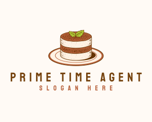 Tiramisu Pastry Cake Baking logo design