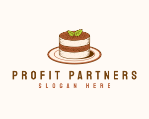 Tiramisu Pastry Cake Baking logo design