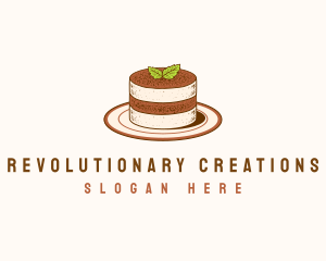 Tiramisu Pastry Cake Baking logo design