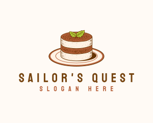 Tiramisu Pastry Cake Baking logo design