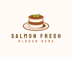 Tiramisu Pastry Cake Baking logo design