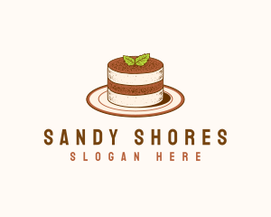 Tiramisu Pastry Cake Baking logo design