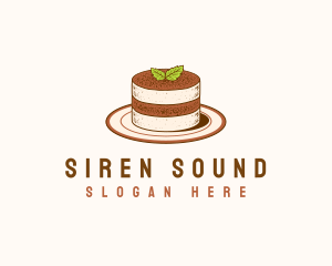 Tiramisu Pastry Cake Baking logo design