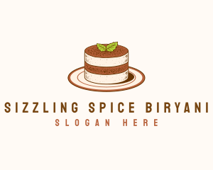 Tiramisu Pastry Cake Baking logo design