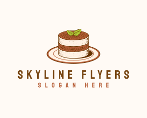 Tiramisu Pastry Cake Baking logo design