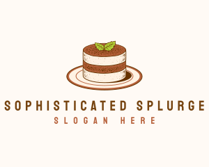 Tiramisu Pastry Cake Baking logo design