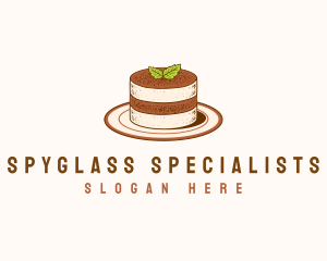 Tiramisu Pastry Cake Baking logo design