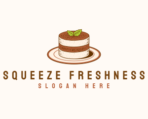 Tiramisu Pastry Cake Baking logo design