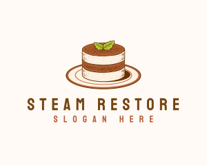 Tiramisu Pastry Cake Baking logo design