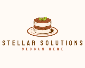 Tiramisu Pastry Cake Baking logo design