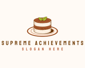 Tiramisu Pastry Cake Baking logo design