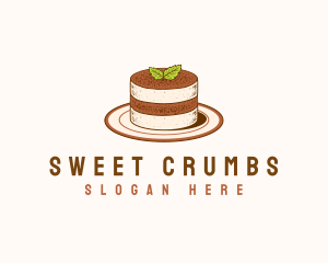 Tiramisu Pastry Cake Baking logo design