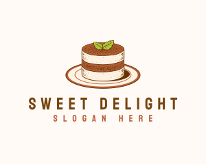 Tiramisu Pastry Cake Baking logo design