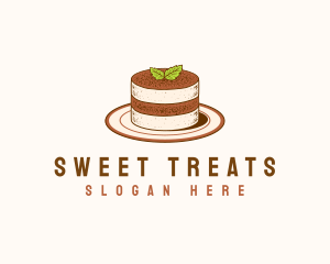 Tiramisu Pastry Cake Baking logo design