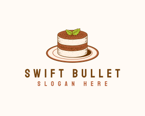 Tiramisu Pastry Cake Baking logo design