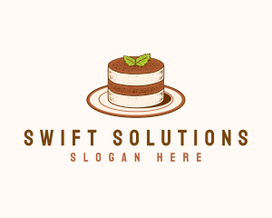 Tiramisu Pastry Cake Baking logo design