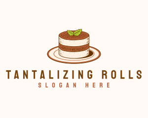 Tiramisu Pastry Cake Baking logo design