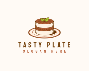 Tiramisu Pastry Cake Baking logo design