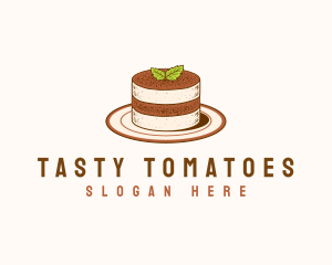 Tiramisu Pastry Cake Baking logo design